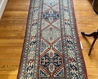 Antique Caucasian Shirvan Runner Rug
