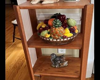 Handcrafted Oak Utility Shelf