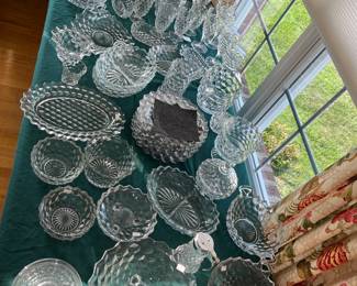 Large amount of Fostoria American Clear Glass # 2056
