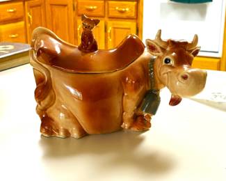 vintage Nelson McCoy Pottery cookie jar