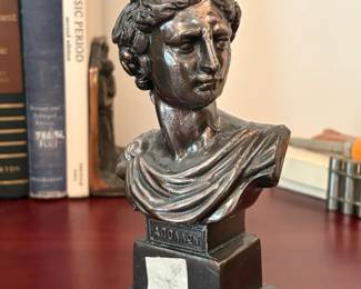 vtg 6" reproduction bust of Apollo Belvedere