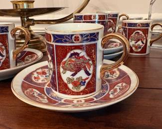 Imari "Pearl" demitasse cups