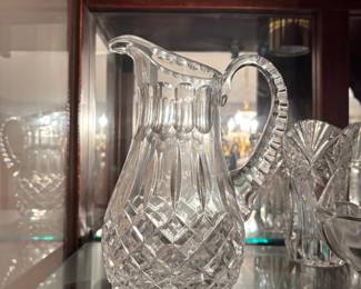 crystal pitcher