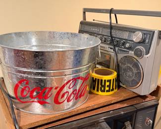Vintage boombox