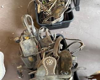 vintage horse tack