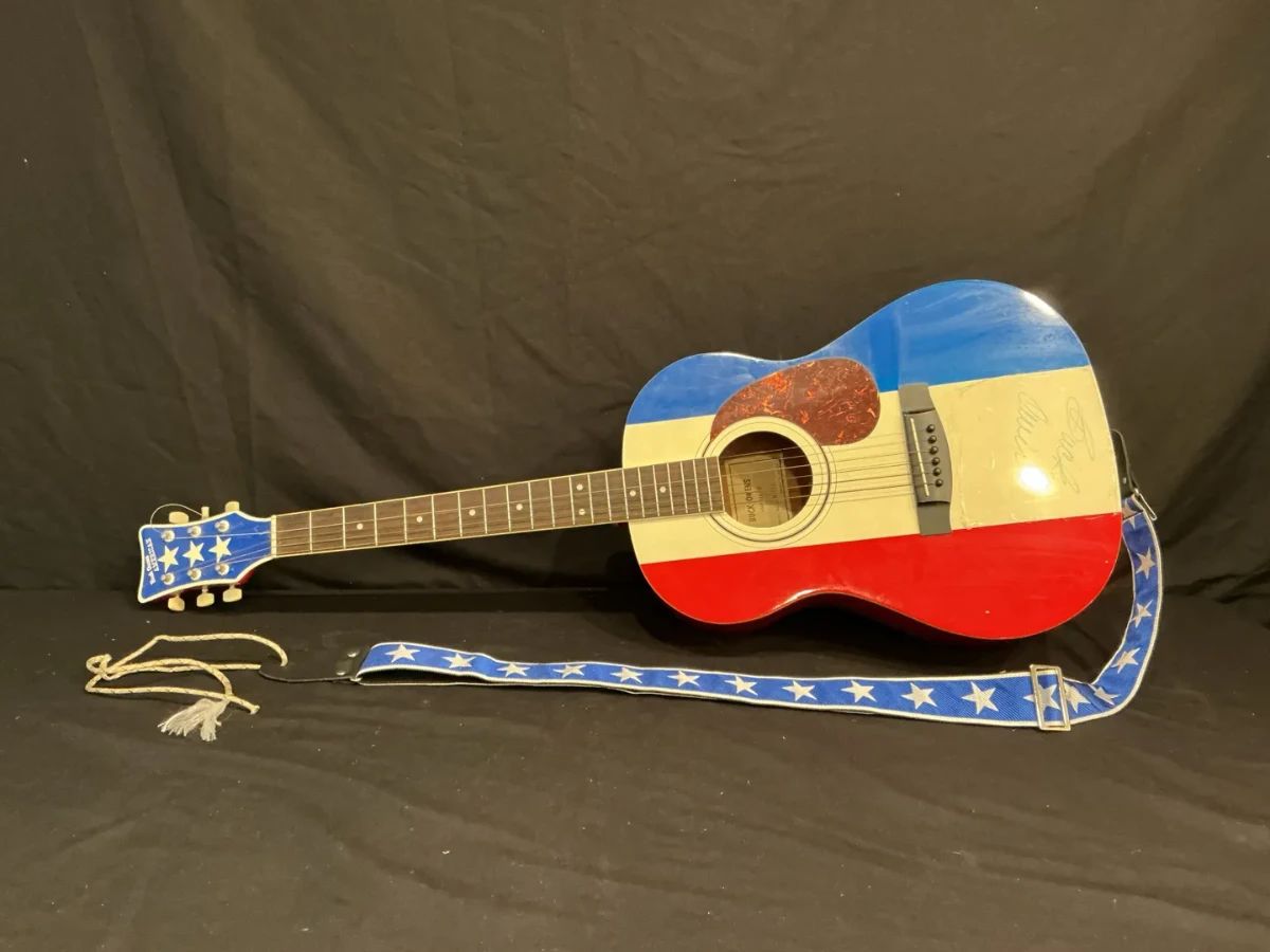 01 Autographed Buck Owens Guitar