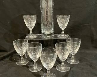 Etched Glass Beauties