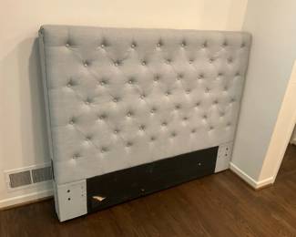 Tainoki Gray Cushioned Headboard