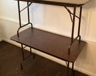 2 Wooden Folding Tables