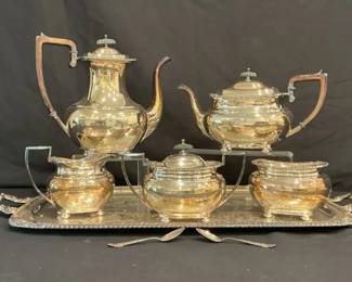 Silver Soldered Tea Serving Set