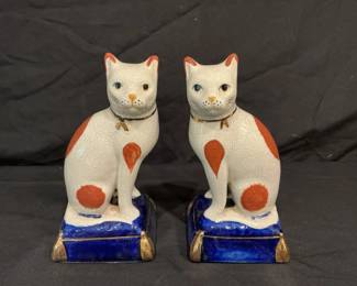 05 Fitz And Floyd Porcelain Cats
