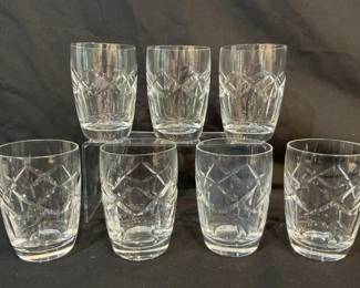 7 Waterford Crystal Kerry Glasses