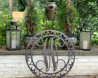 W Patio Planters Decor