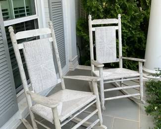 2 Cracker Barrel Rocking Chairs