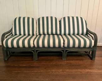 Vintage Bamboo Sofa