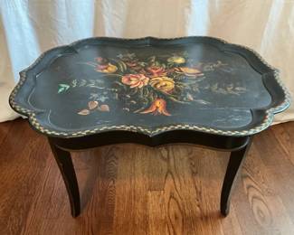 Vintage Tole Tray Table