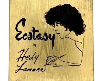 Promotional Box for Hedy Lamarr's "Ecstasy" Perfume, by Bergel