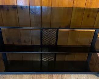 Three Tiered Glass TV Stand