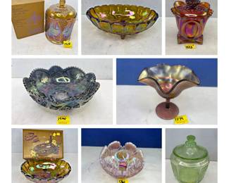 Multi Carnival Glass