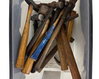 Lot Of 12 Assorted Vintage Hammers Claw Ball Peen Sledge