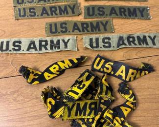 149 militaryusarmyuniformnametapesmix