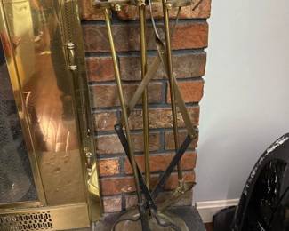 011 brassfireplacetoolsetwithstand