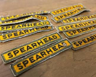 140 twelvespearheadmilitaryuniformpatche