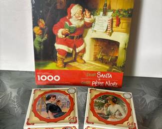 067 threecocacolathemedjigsawpuzzles