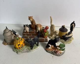 109 lowelldaviscatfigurinesassortment