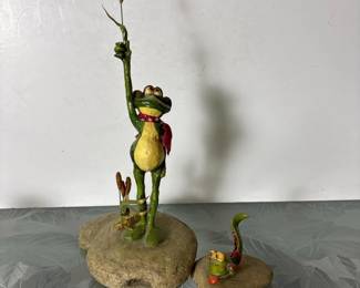 271 theredneckfrogfigurinesbybjjones