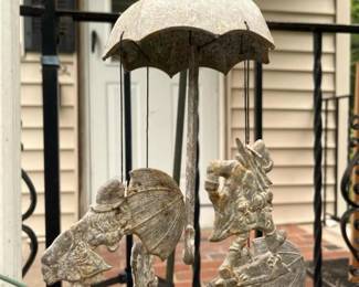 090 vintagecastmetalwindchime