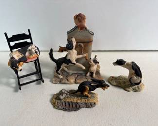 105 lowelldavisdogfigurinesbyschmid