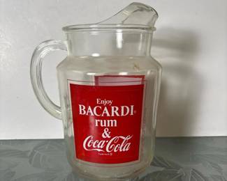 263 bacardiandcocacolaglasspitcher