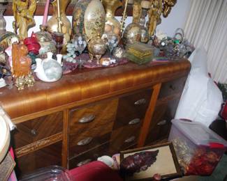 Antique vintage dresser collectibles oriental 