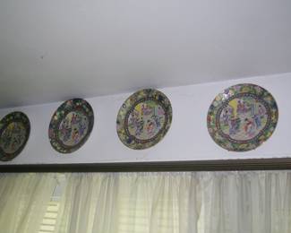 Oriental antique dishware set collection 