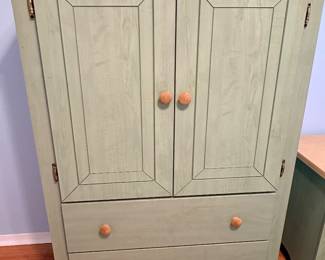 Painted Pine Armoire