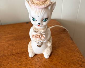Mid century Price Cat Night Light