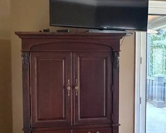 Dresser and TV