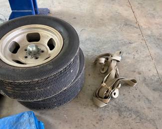 Wheels and Ratchet Strap