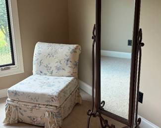 Chair and Mirror