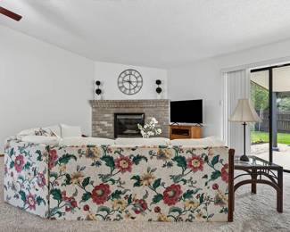 Beautiful back of sectional