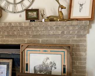 Great art throughout the house 