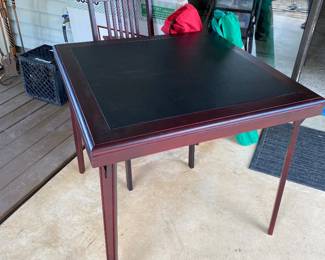 Card table and 2 chairs