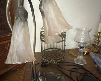 Antique lamps and other decor