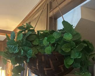 Hanging artificial plants