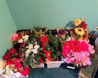 silk flowers