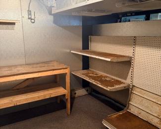 walk in cooler interior