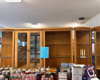 large shelving units