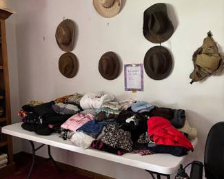 leather, wool hats