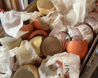 132 decorativeceramiceggshellhalves